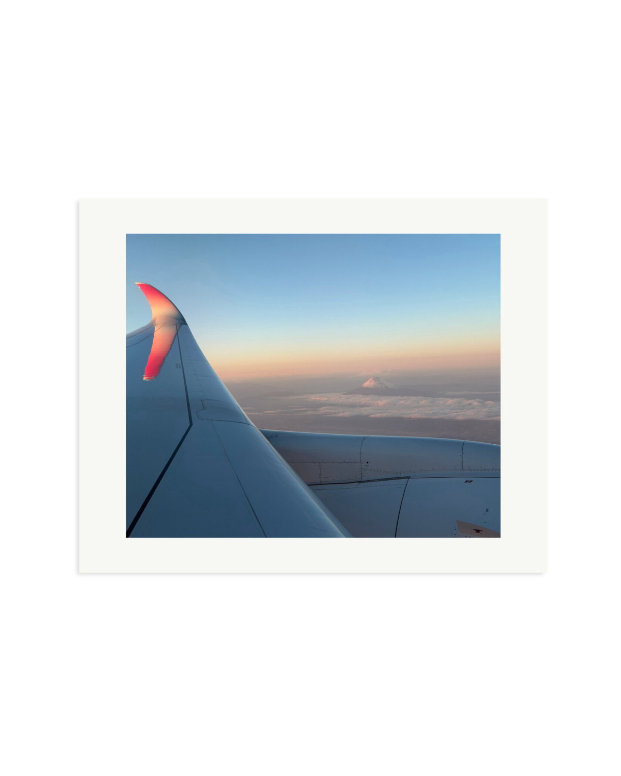 Fuji from the Sky Print Only / Medium