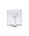 Lizette Candle Holder Clear Glass M