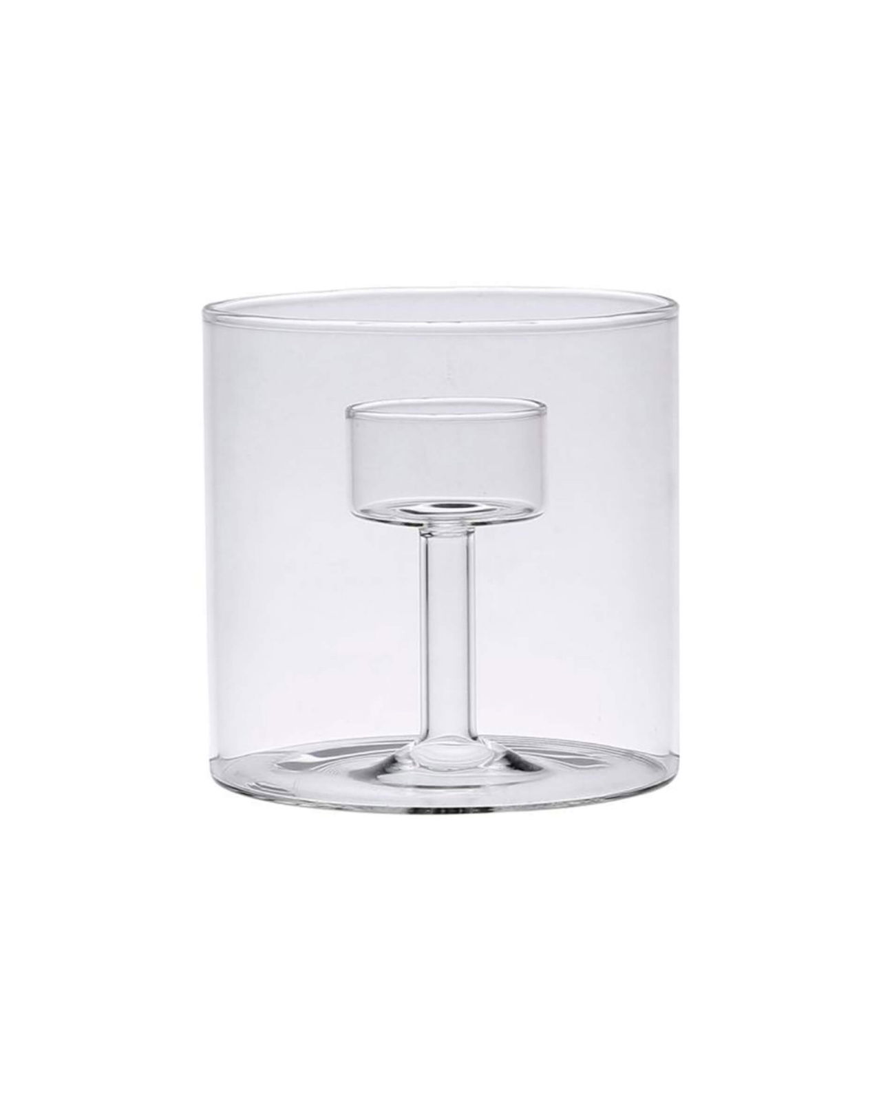 Lizette Candleholder Clear Glass