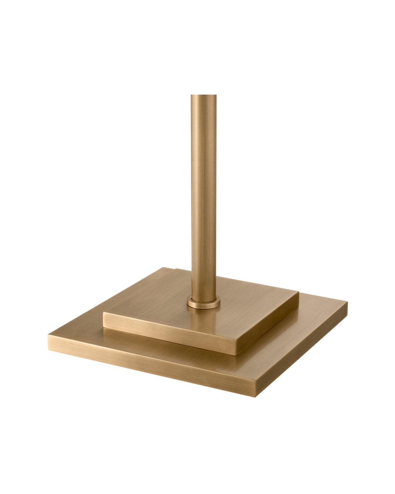 Corbin gulvlampe antik messing/grå