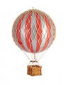 Travels Light luchtballon zilver/rood