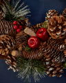 Chamonix Christmas Wreath 50cm