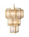 Jet Set Chandelier Antique Brass