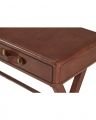 Kensington Console Table, Leather, Two-drawer
