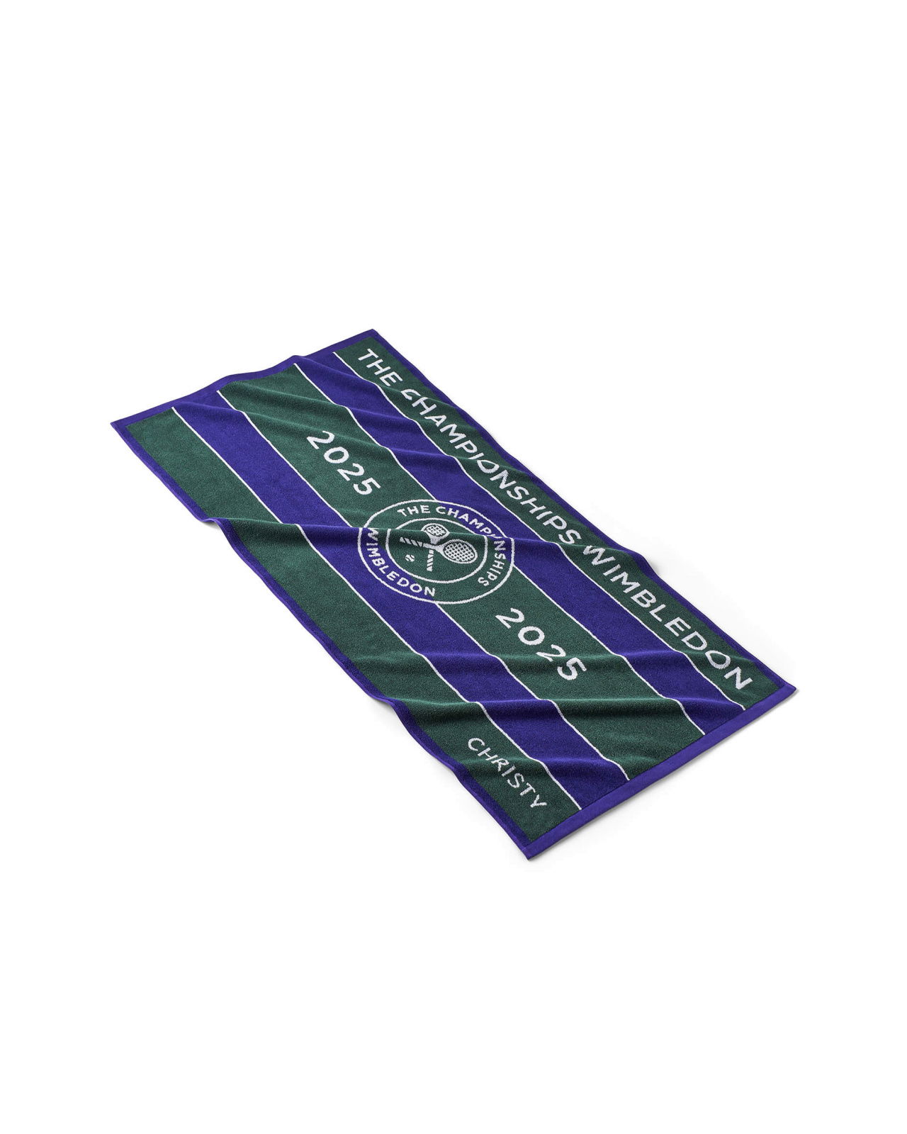 Wimbledon 2025 Championship handduk grön/lila