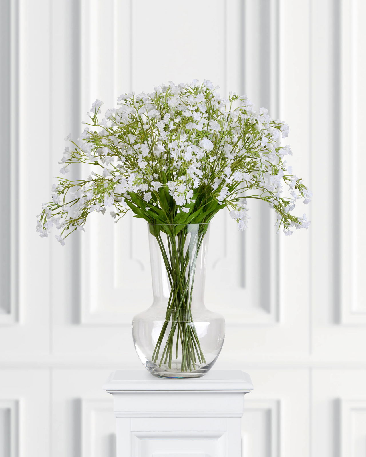 Baby's breath faux flower white
