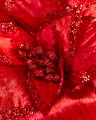 Simone Flower Christmas Decoration Red