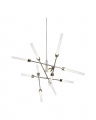 Linger 12-Light Abstract Chandelier Polished Nickel
