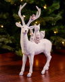 Bernice Deer Christmas Decoration White