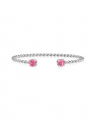 Mini Twisted ranneke rose rhodium