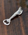 Shrimp Bottle Opener Pewter