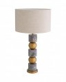 Levy Table Lamp Grey Marble