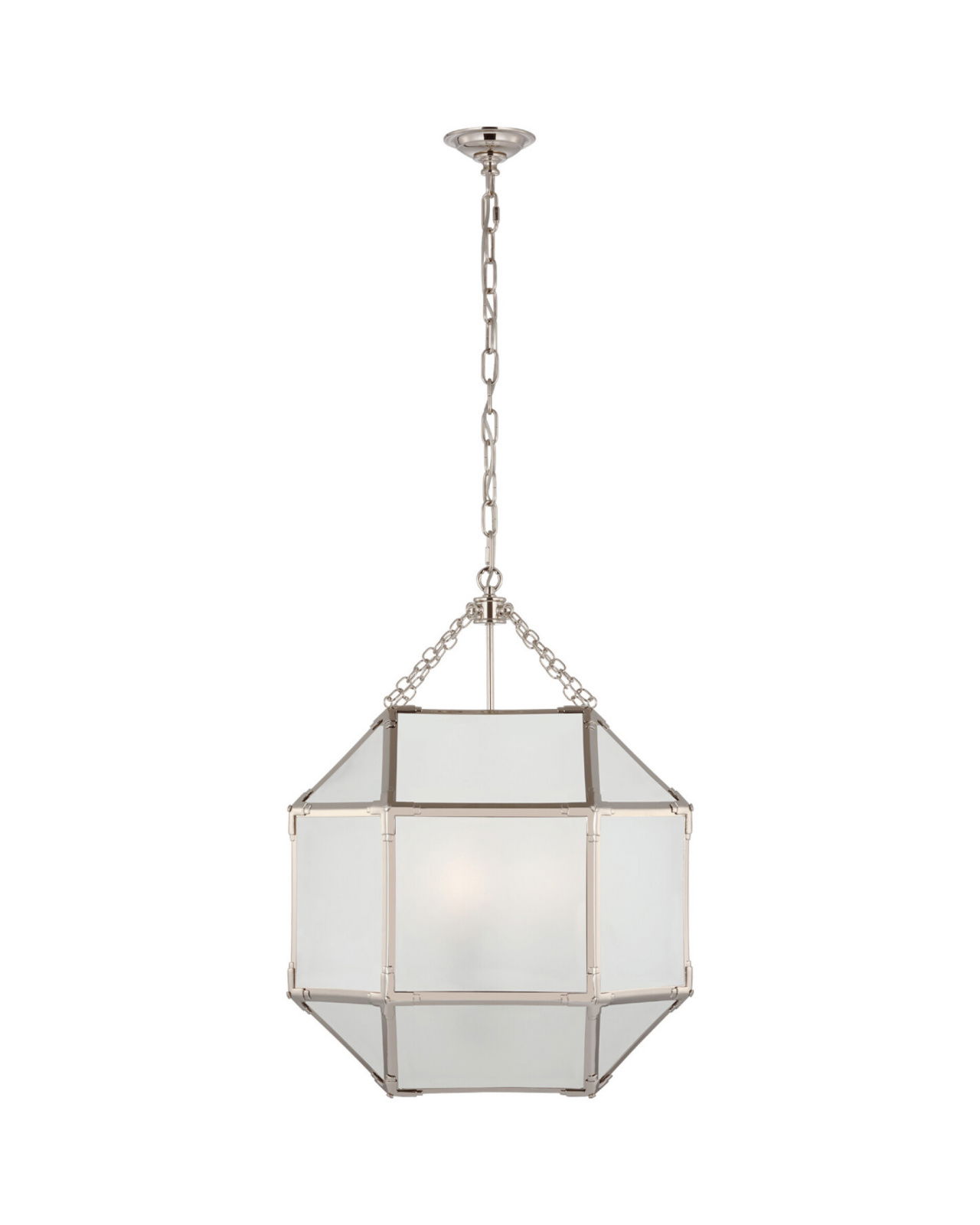 Medium Morris Lantern Polished Nickel