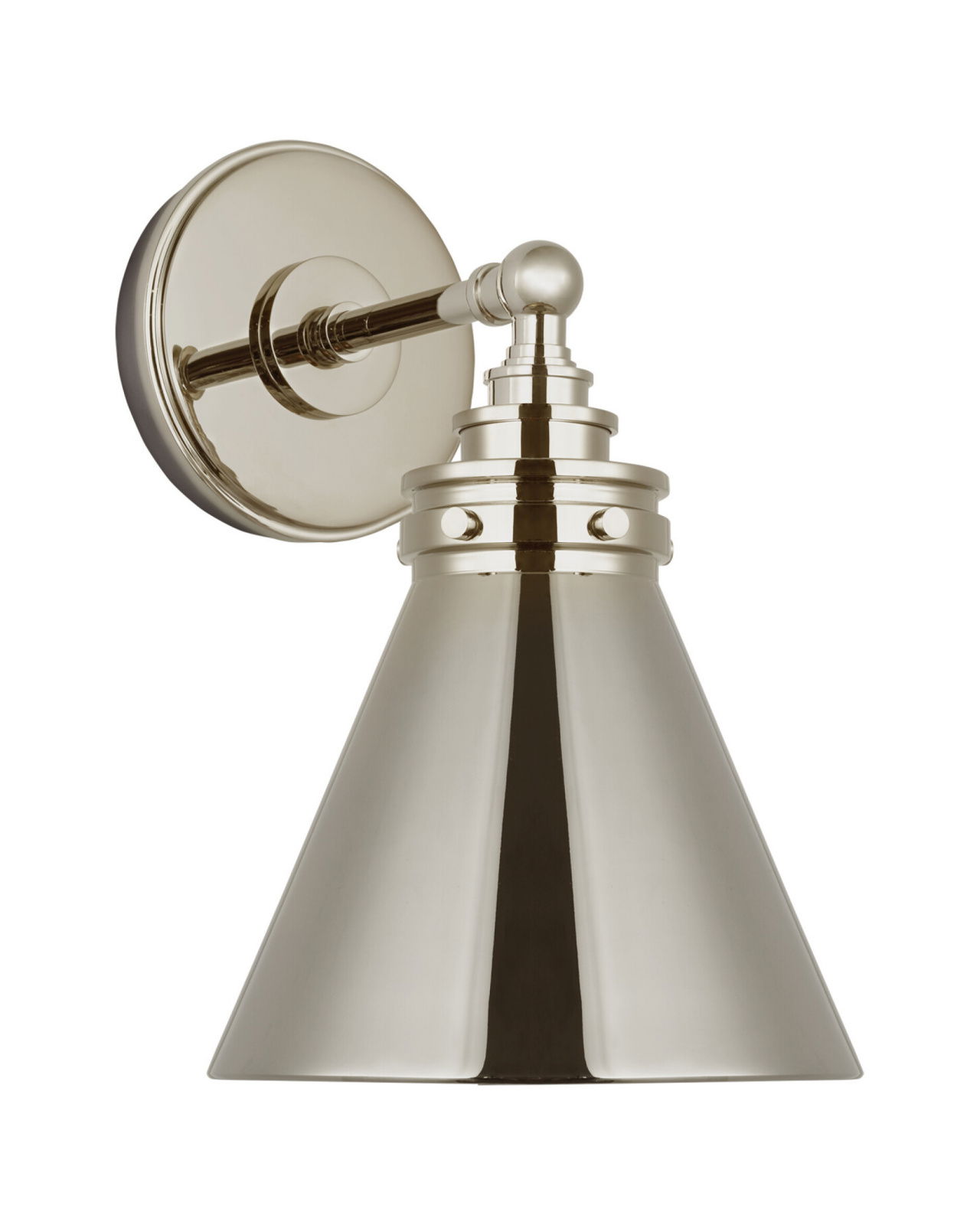 Parkington Small Single Wall Light Nickel