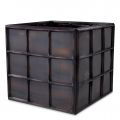 Grid ruukku antique bronze finish