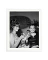 Claudia Cardinale and Romy Schneider White / XXL