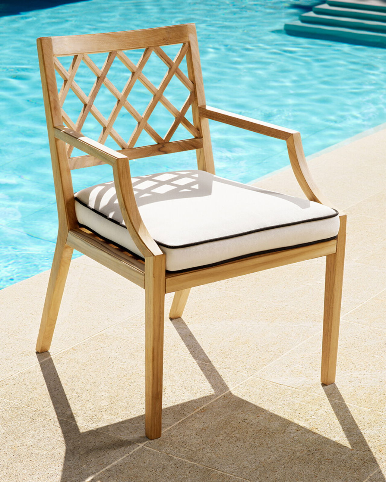Outdoor Dining Chair Paladium with arm