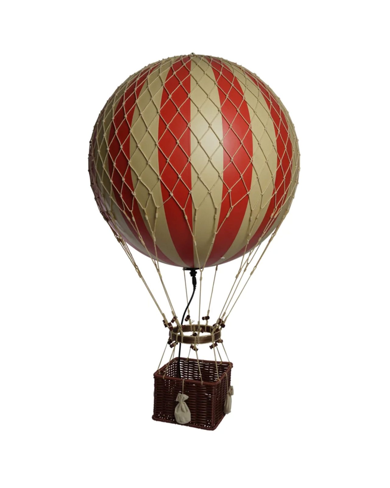 Jules Verne kuumailmapallo LED punainen