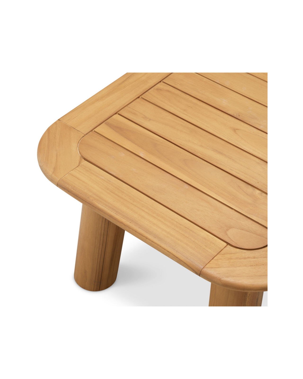 Weston side table natural teak