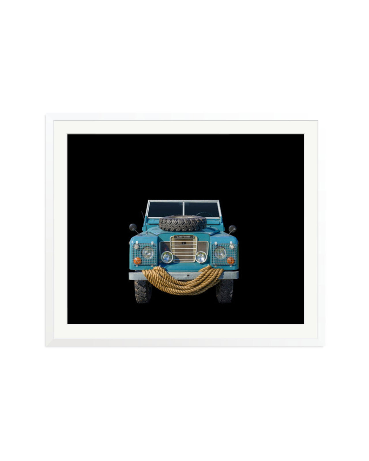 Land Rover Series III White / XXL