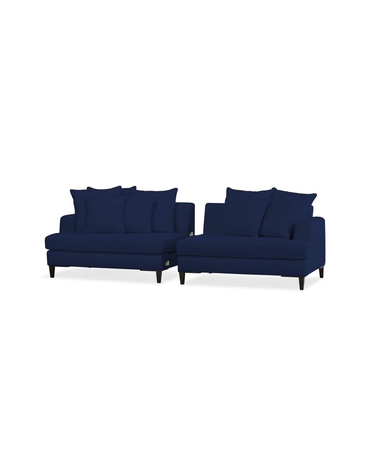 Los Angeles sofa 4-personers indigo (delelig)
