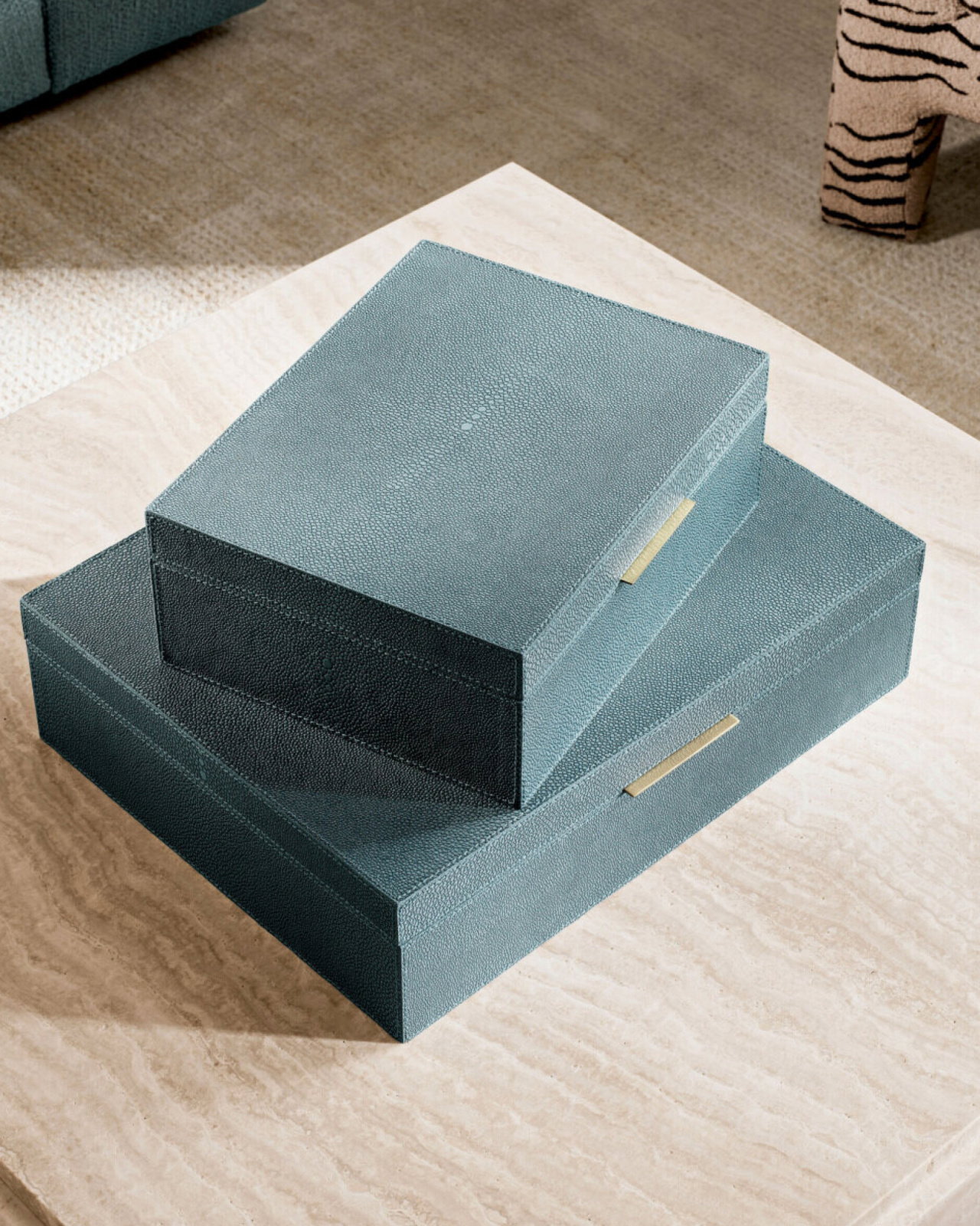 Menton Box blue L