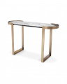 Fabio Console Table Brushed Brass