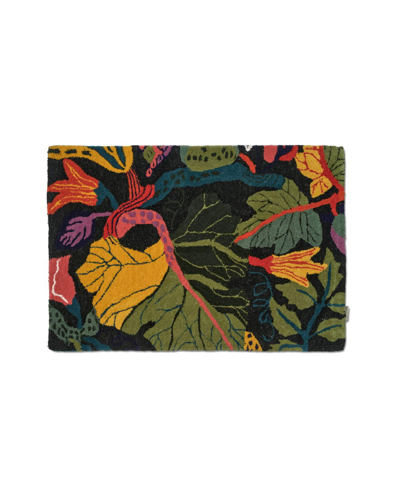 Heritage Garden-ovimatto musta/multi