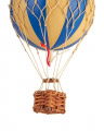 Floating The Skies Hot Air Balloon Blue Double