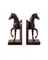 Horses Bookend Brown Set of 2