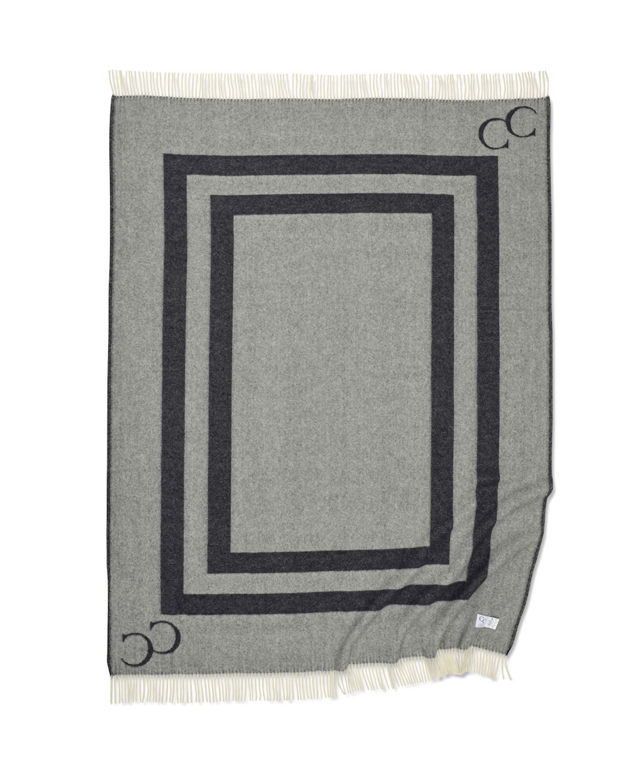 Monogram pläd svart OUTLET