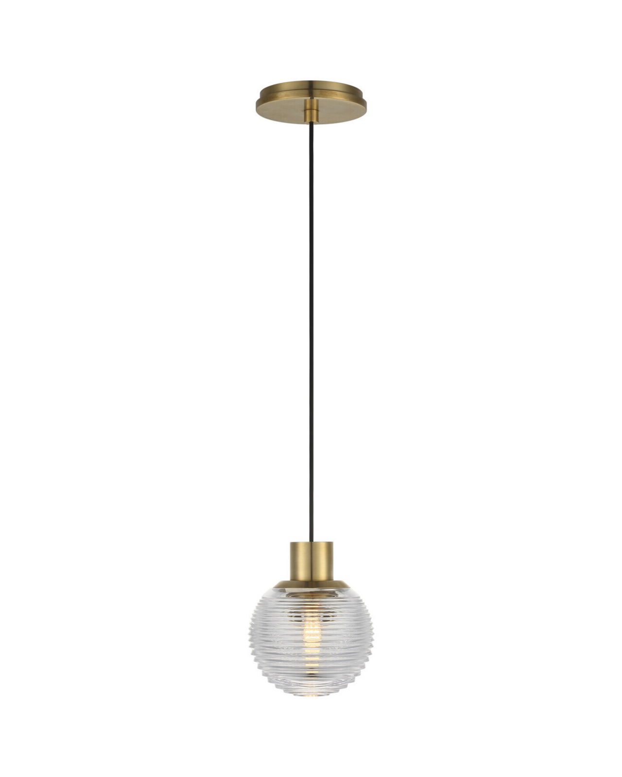 Circon 5" Mini Pendant Brass