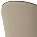 Cooper dining chair faux leather beige set of 2