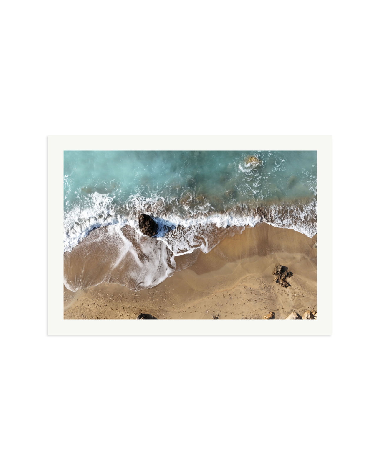Footprints in the sand Print Only / XXL