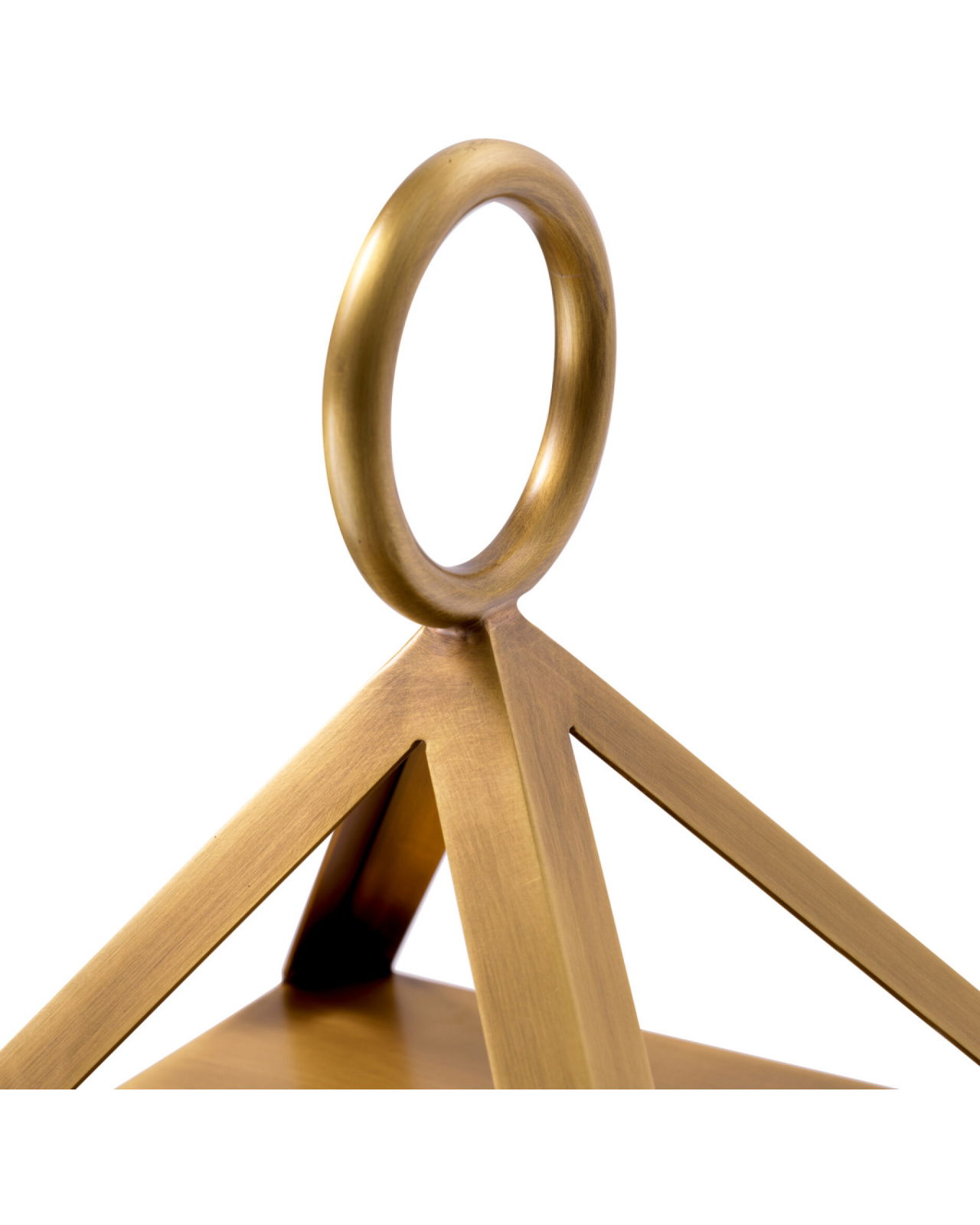 Riserva golvlampa antik mässing S