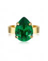 Mini Drop sormus majestic green