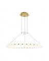 Orbet 36 Chandelier Natural Brass