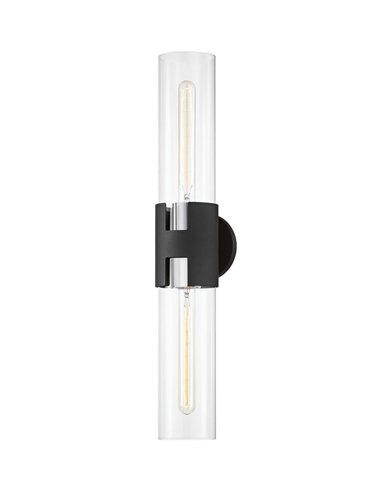 Amado vegglampe nikkel