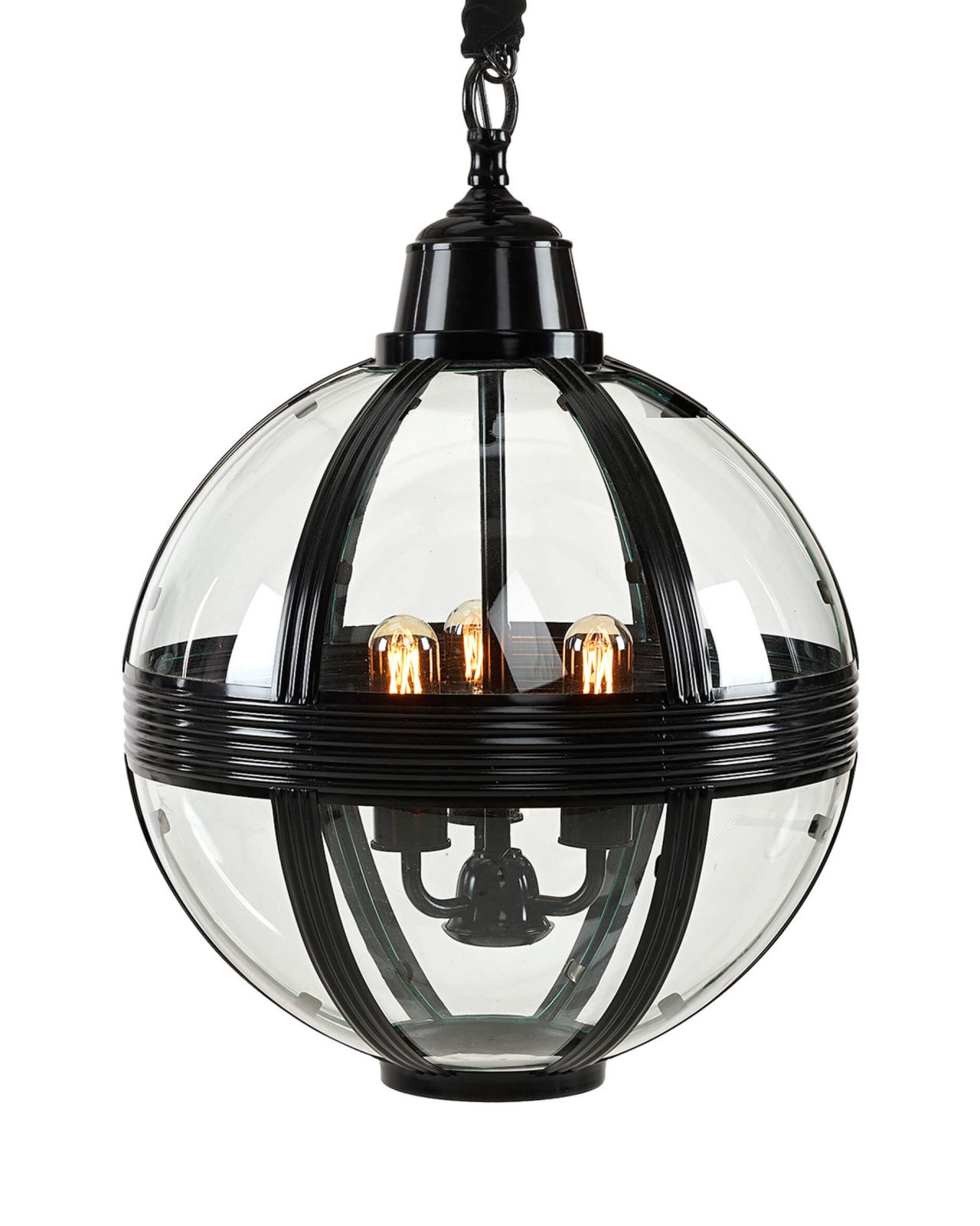 Timeless Ceiling Lamp Round Black M