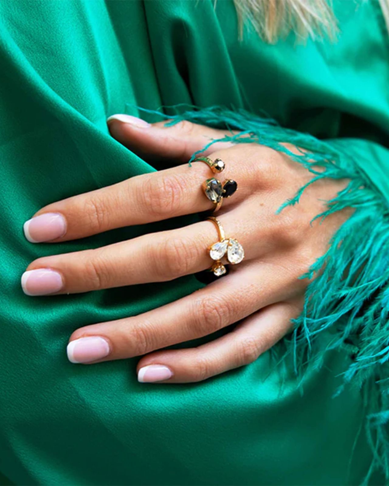 Alisia ring black combo