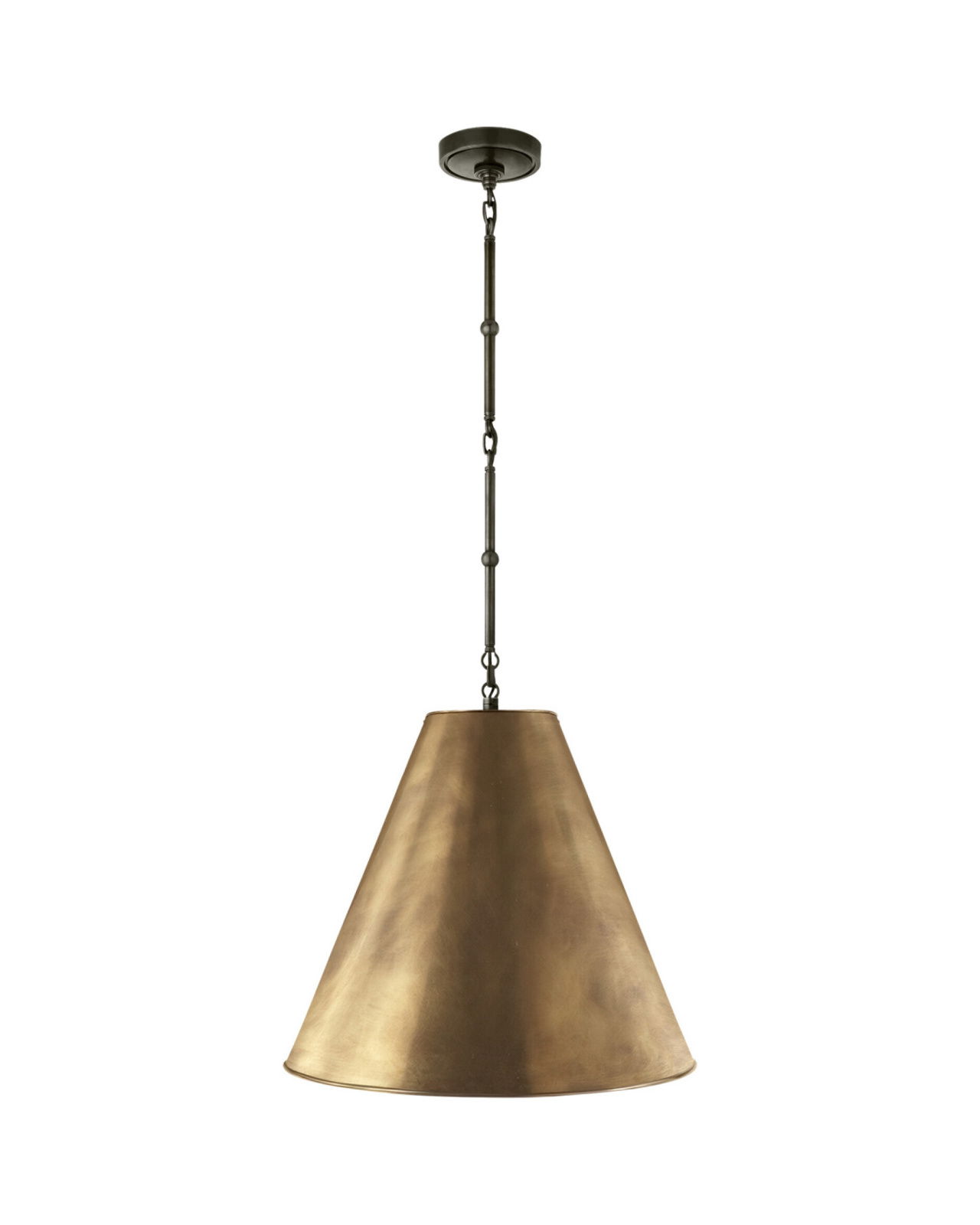 Goodman Hanging Light Bronze/Antique Brass Shade M