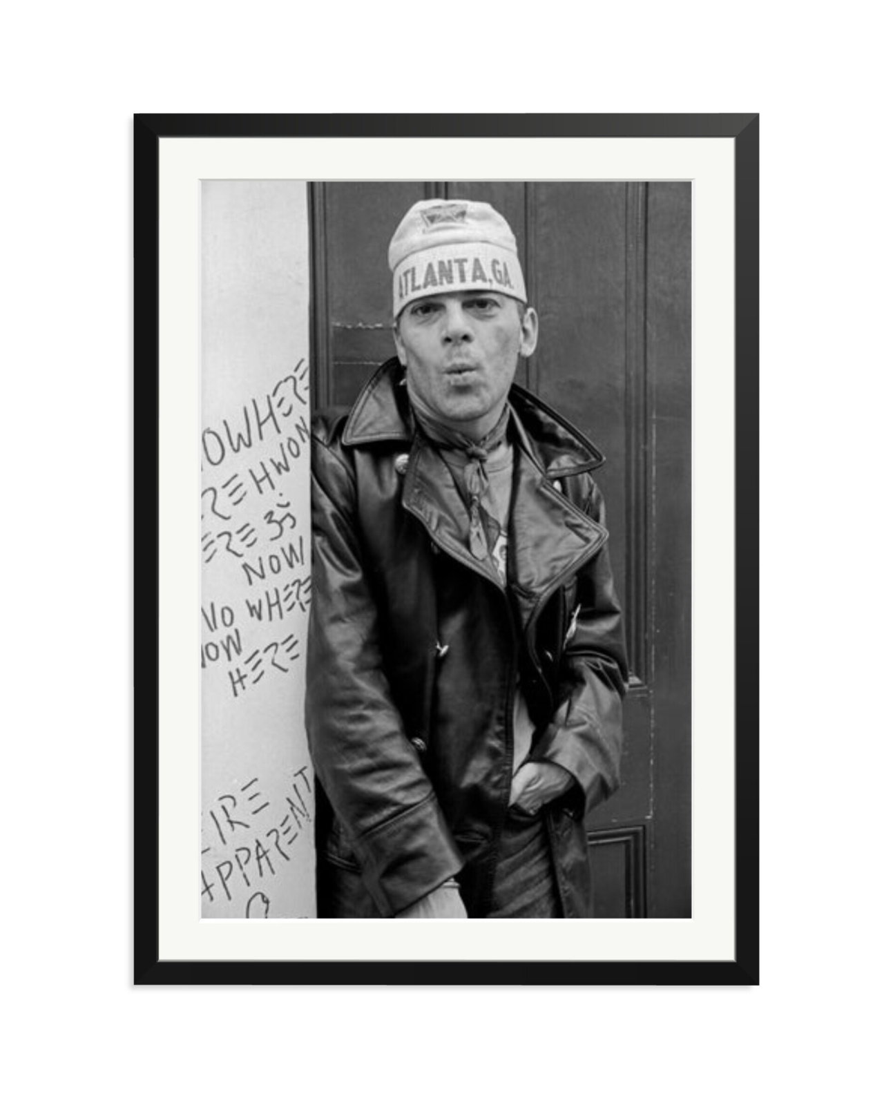 Ian Dury Outside Stiff Records 1978 London Black / XXL