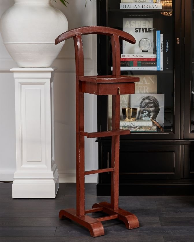 Kensington Clothes Stand, Leather