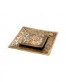 Jaguar Tray Brass Set of 2