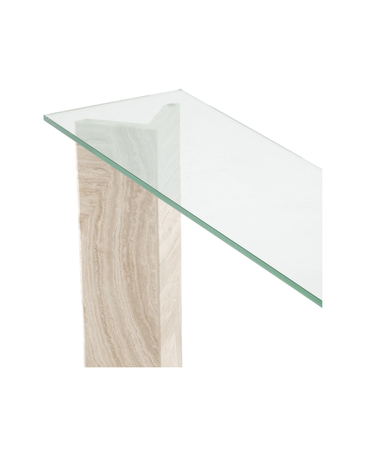 Fortuna konsolbord travertine