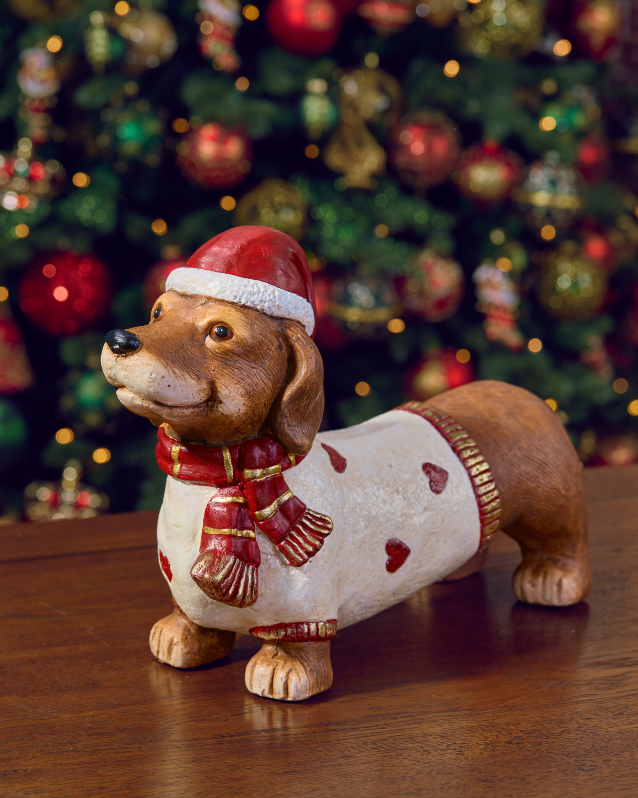 Lucky hund juledekoration