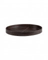 Mendoza round brown tray