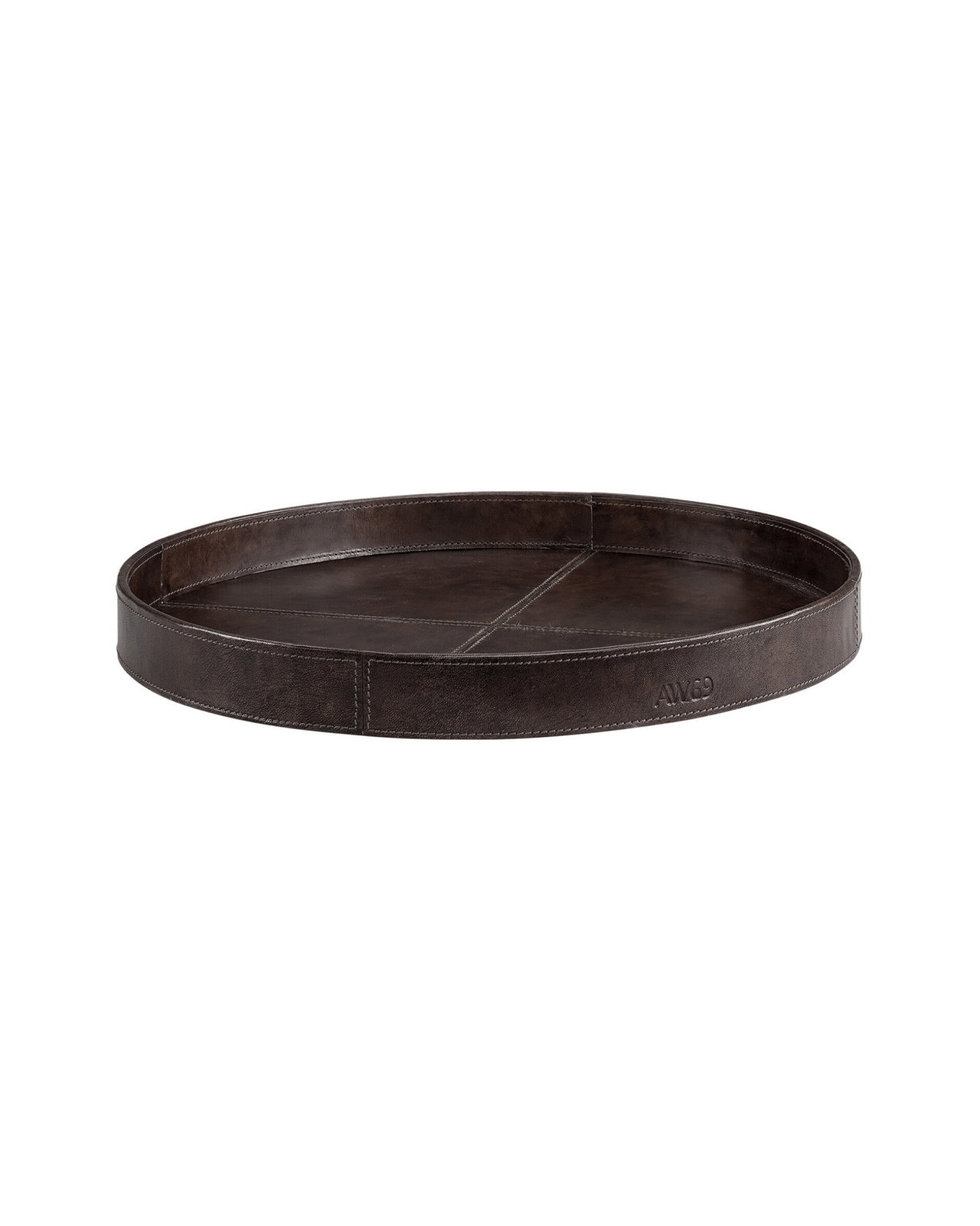 Mendoza round brown tray