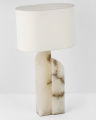 Savoye Large Right Table Lamp Alabaster