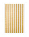 Stripes teppich off white/gelb
